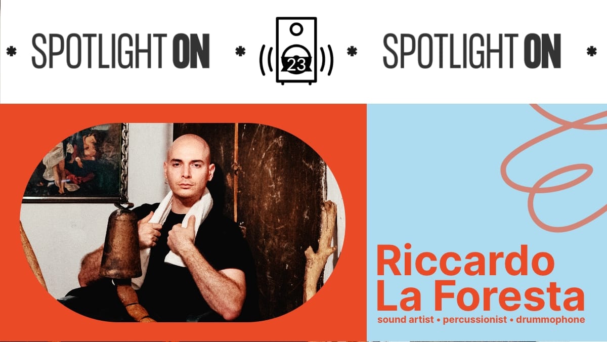 Riccardo La Foresta: drumming without drumming - Transcript feature image