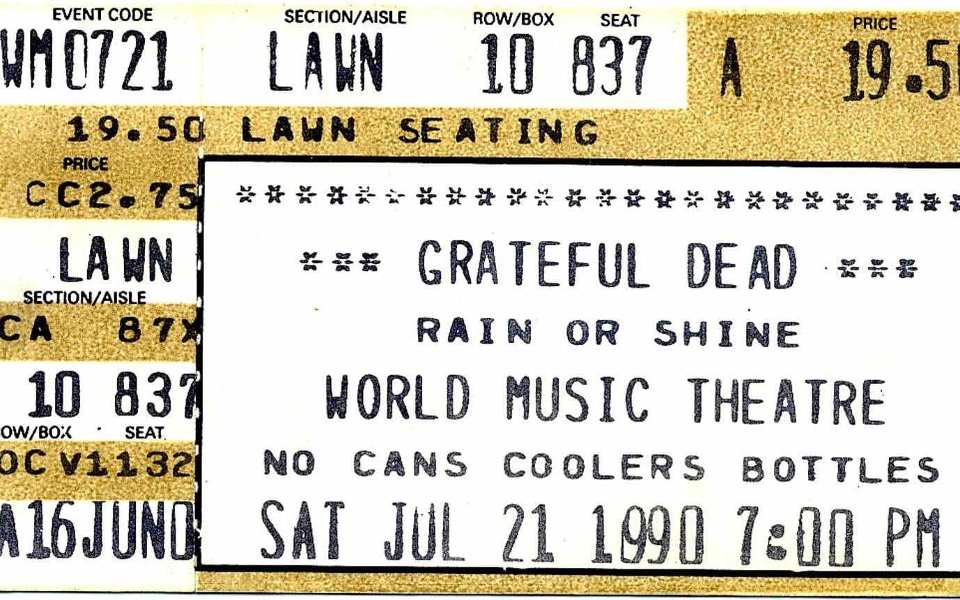 Grateful Dead, Tinley Park, IL, July 21, 1990 feature image