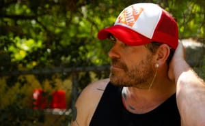 Ted Hearne wearing a Home Depot cap - Photo by Nia Easley