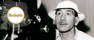 Yasujiro Ozu at the camera. Photo via Wikimedia Commons.