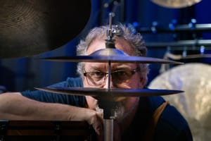 Phil Haynes - behind the hi-hat - Photo by René Pierre Allain